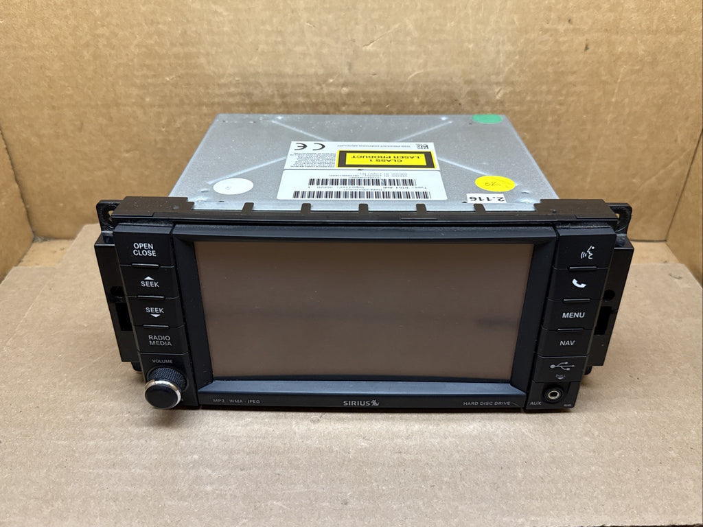 Jeep Dodge Chrysler Touchscreen Radio RHR 68092000AD P68092000AD0