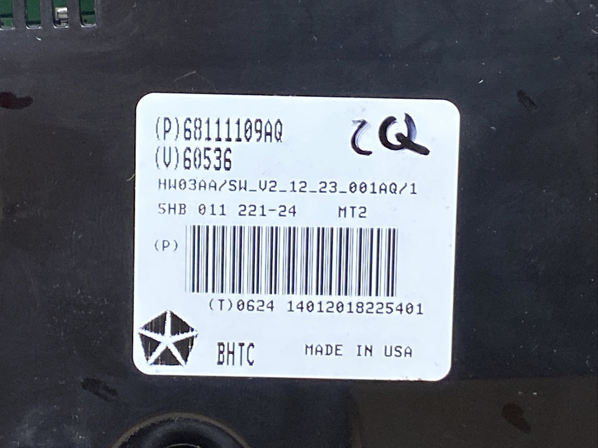 2011 2013 Jeep Grand Cherokee Climate Temp Temperature Control 68111109AQ6