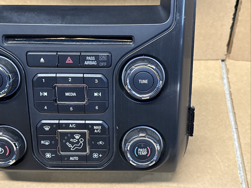 2014 2015 Ford F 150 F150 Radio Control Panel Bezel Metal EL3T 18A802 GASMM86