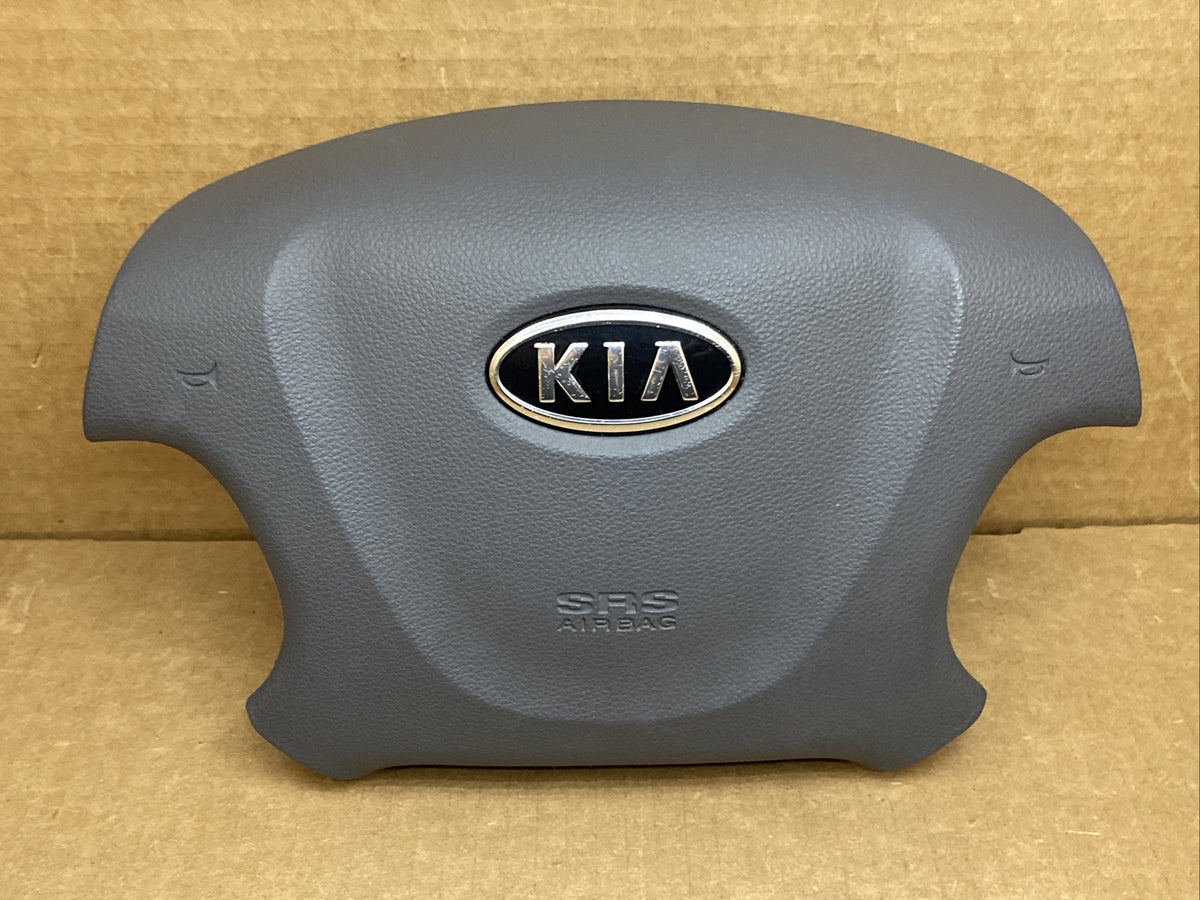 06 14 Kia Sedona Front Left Driver Side Steering Wheel Air Bag Airbag Gray KS0