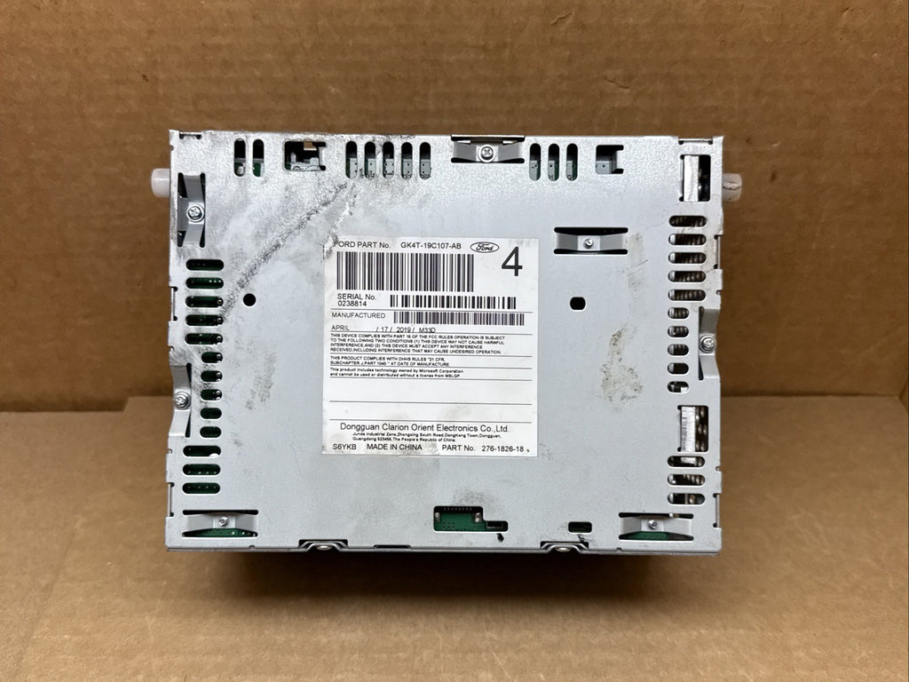 2017 2019 Ford Transit Radio Receiver OEM GK4T 19C107 AB6