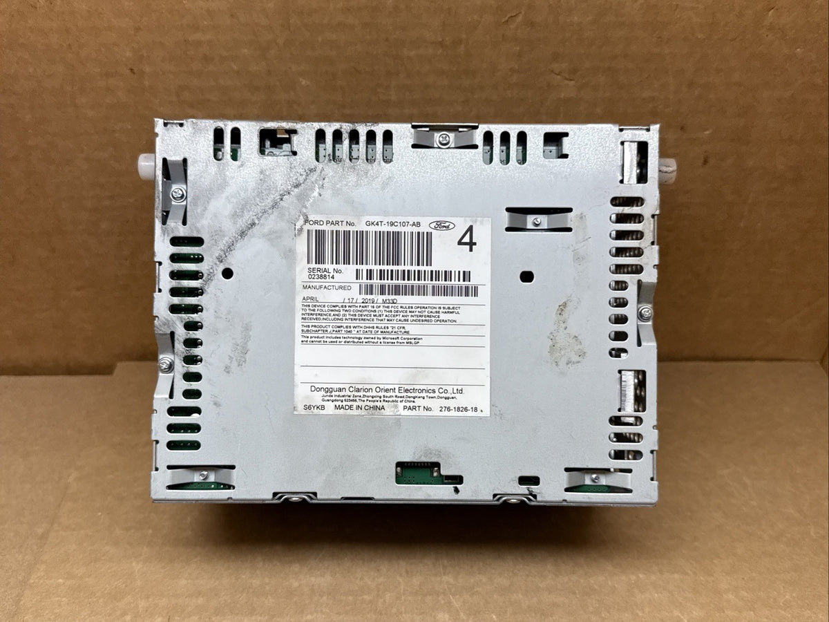 2017 2019 Ford Transit Radio Receiver OEM GK4T 19C107 AB6