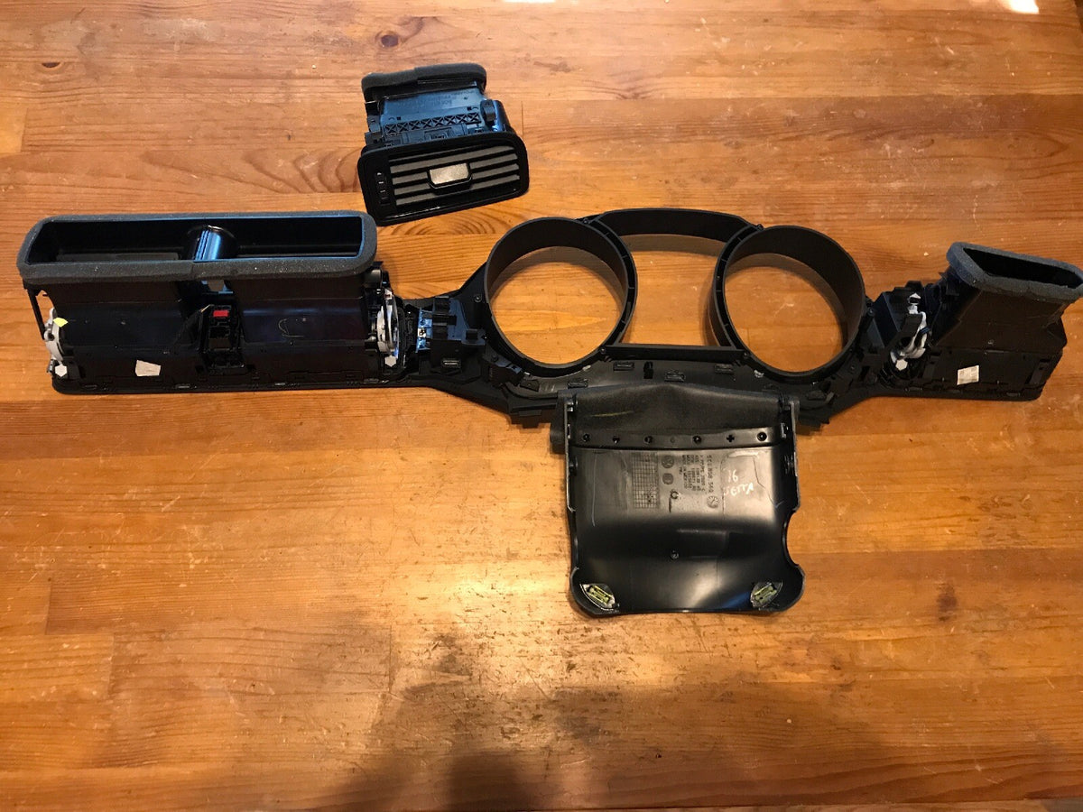 2014 2018 VW Jetta Black Dash Cluster Air Vent Surround Bezel Trim Factory 7