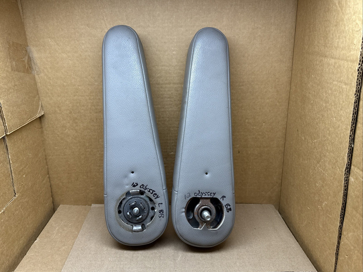 2011 2017 Odyssey Front Driver Passenger Seat Armrest Set Pair Light Grey3