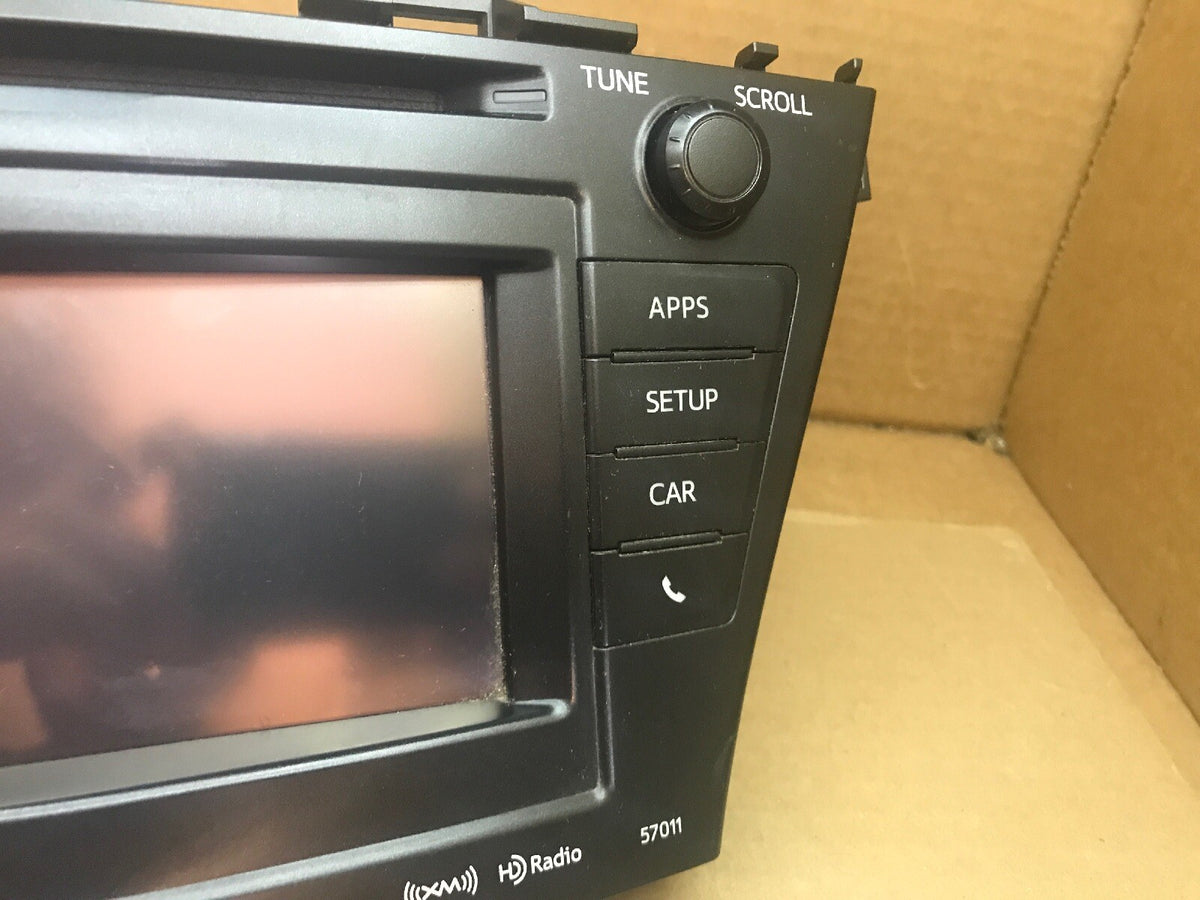 2012 2013 2014 Toyota Prius Single Disc CD Satellite Player Radio 57011 OEM3