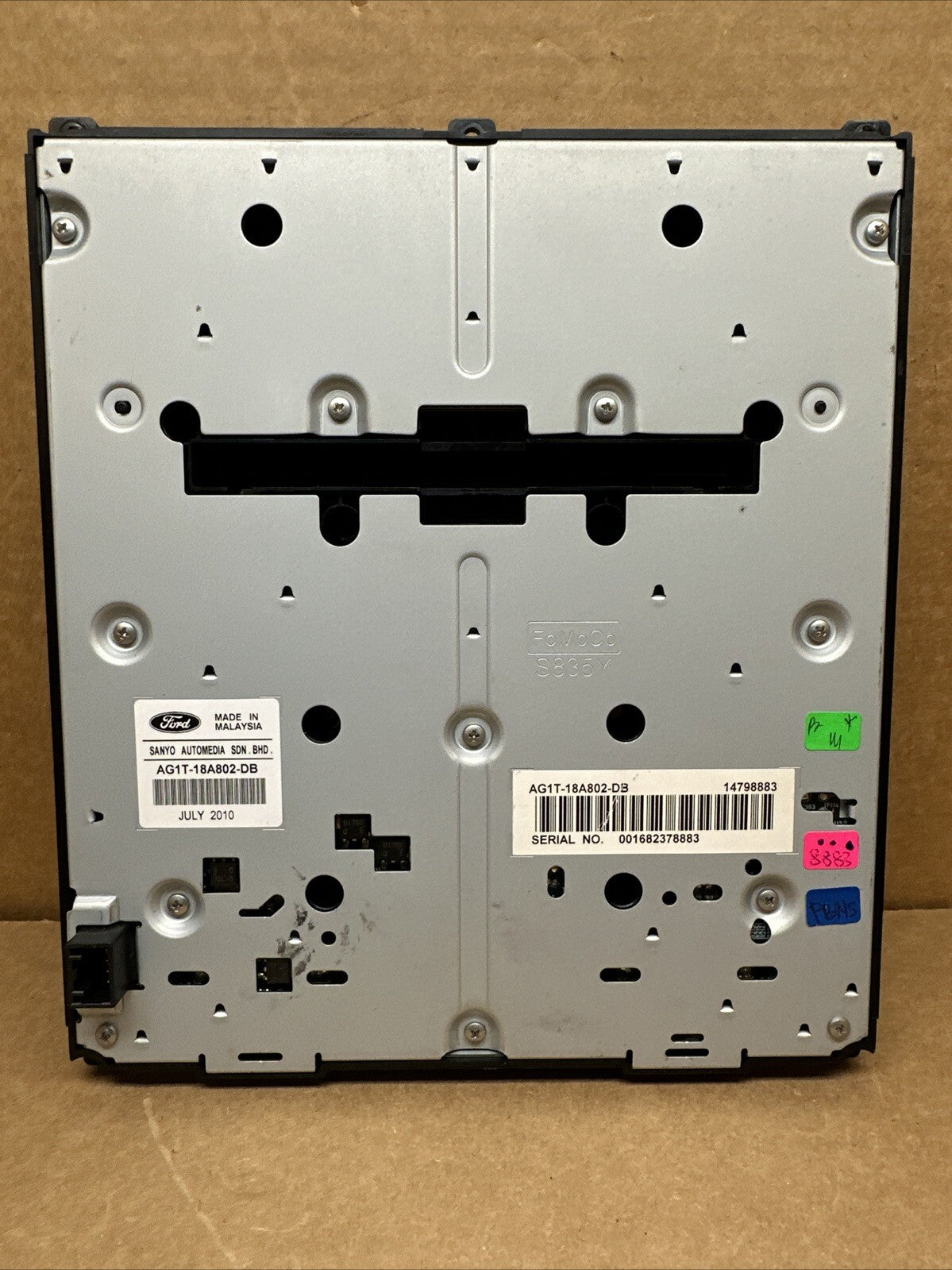 2010 2012 Ford Taurus Radio Face Plate Climate Control Panel OEM AG1T 18A802 DB8