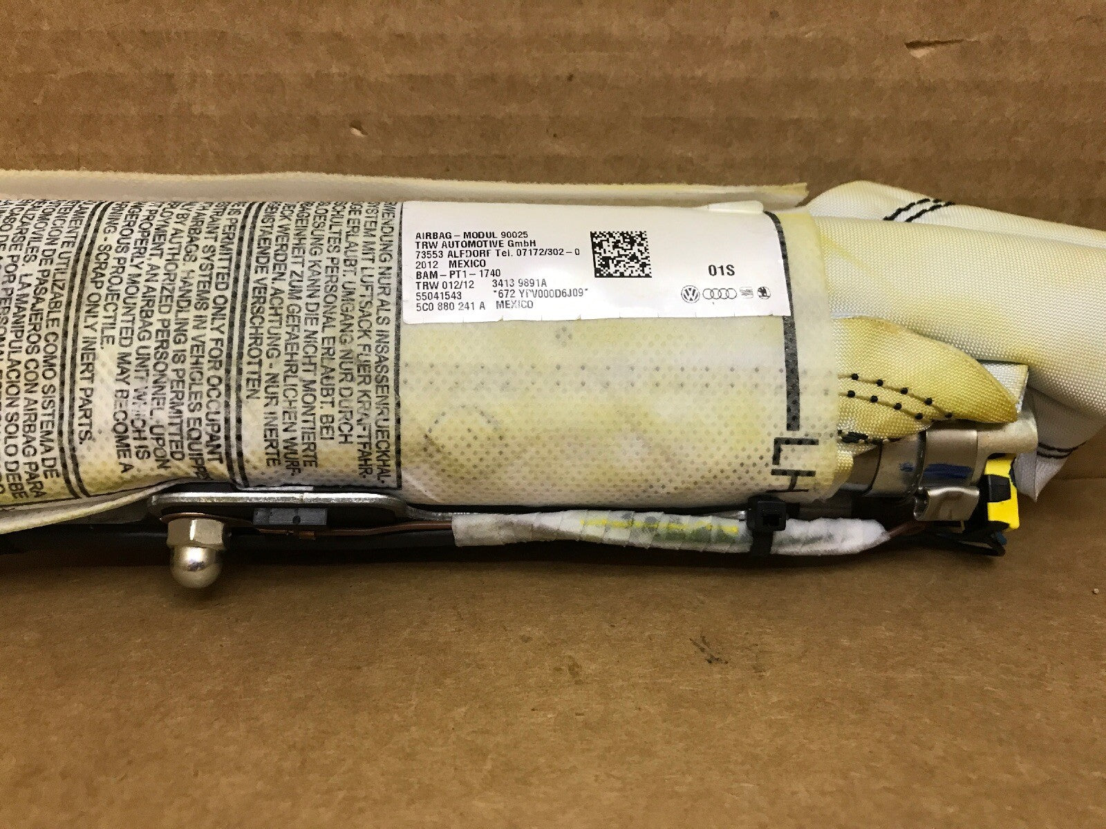 2015 2018 Volkswagen VW Jetta Left Driver Side Seat Air Bag Airbag 5C08802411