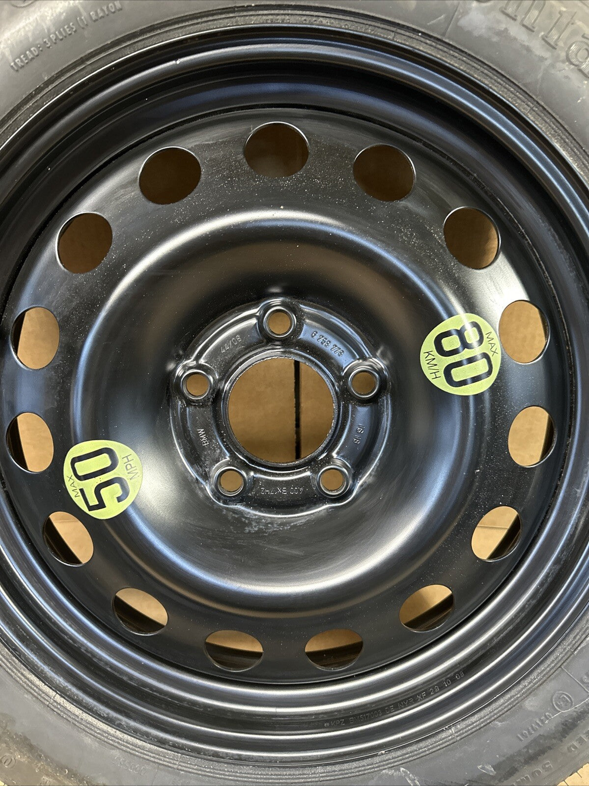 2011 2016 MINI COOPER COUNTRYMAN SPARE TIRE 17" 5 LUGS WHEEL 5x1203