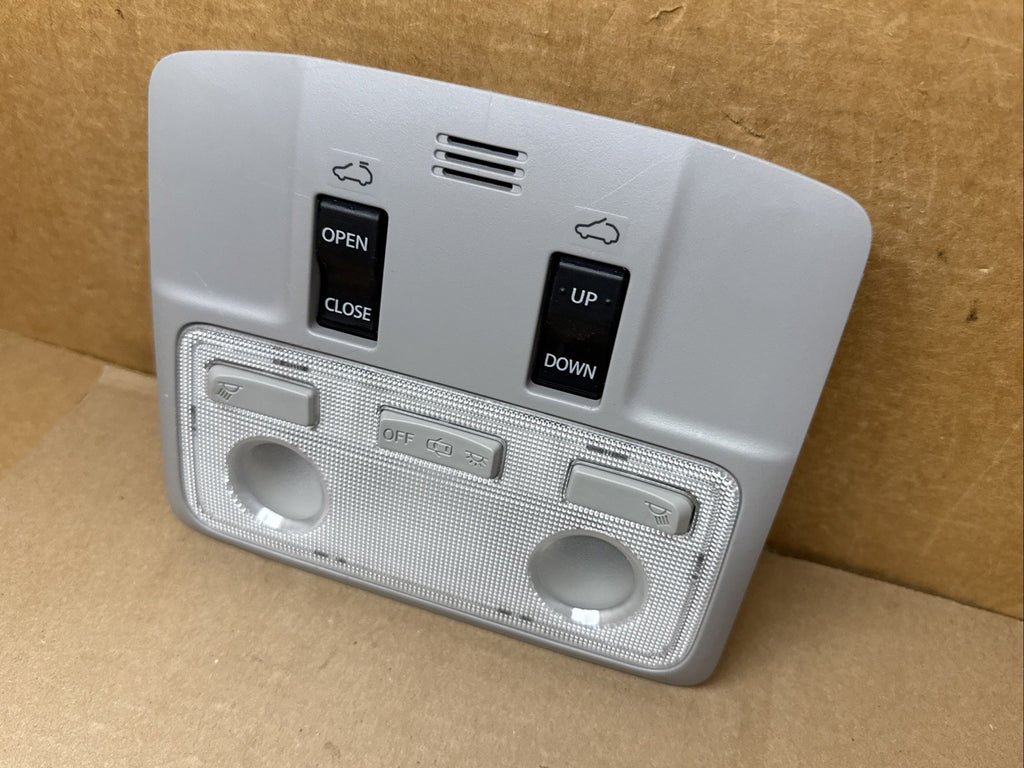 2013 2015 Toyota Rav 4 Rav4 Overhead Over Head Roof Console Sunroof Gray3