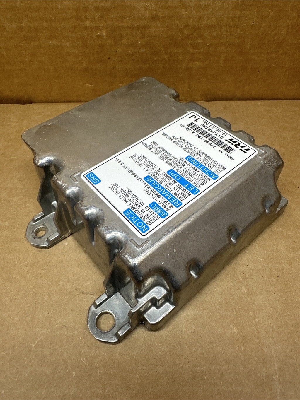 2014 2015 Honda Civic Air Bag Airbag Computer Control Module 77960 TR0 A222 M17