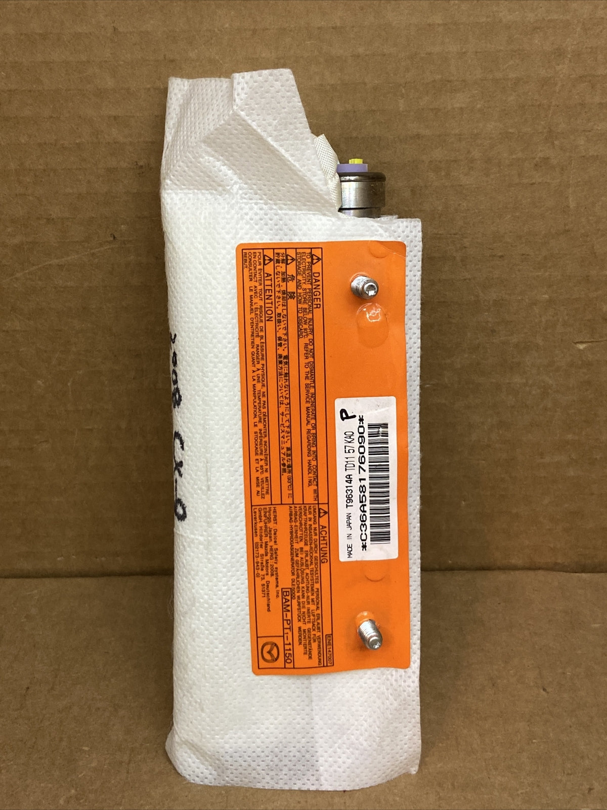 Mazda CX 9 CX9 CX 9 Front Right Side Passenger Seat Air Bag Airbag 1