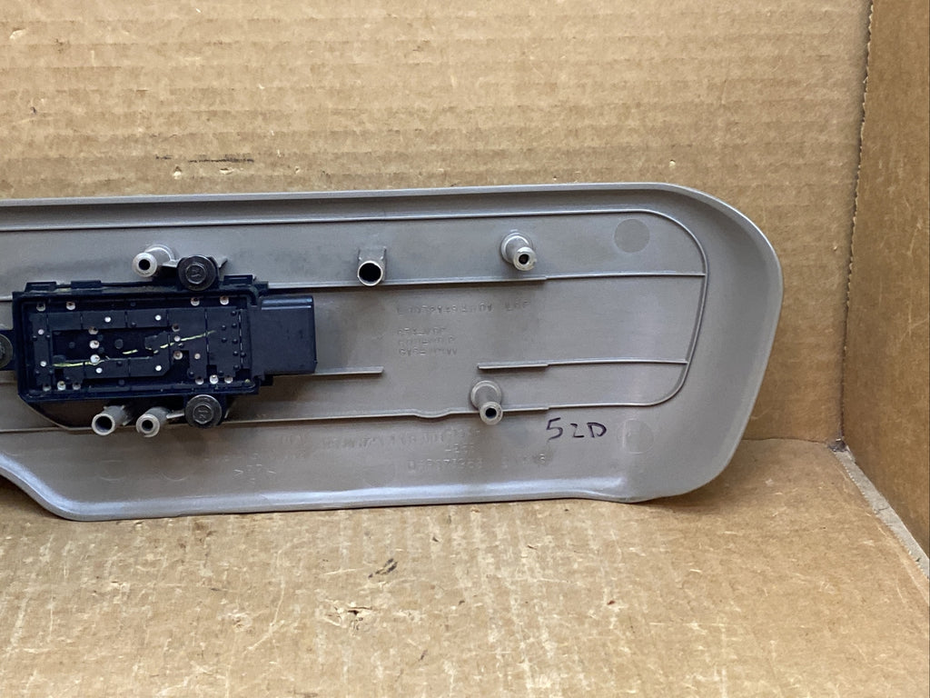 03 06 Silverado Tahoe Driver Left Seat Power Switch Assembly Bezel 88941670 Tan5