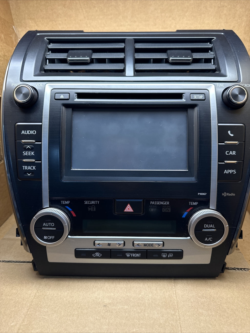 2012 2014 Toyota Camry Radio Touch Screen Display Receiver 86140 06020 P100671