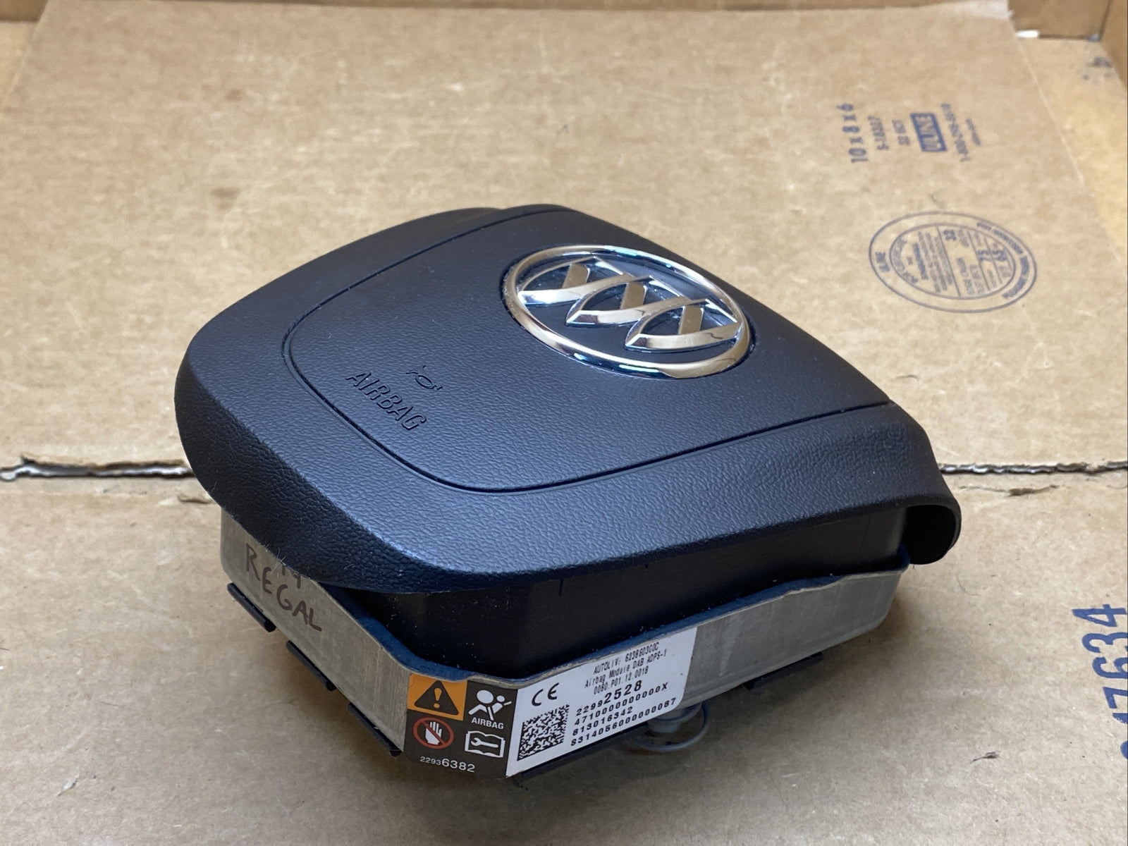 2014 2017 Buick Regal Front Left Driver Side Steering Wheel Air Bag Airbag Black4