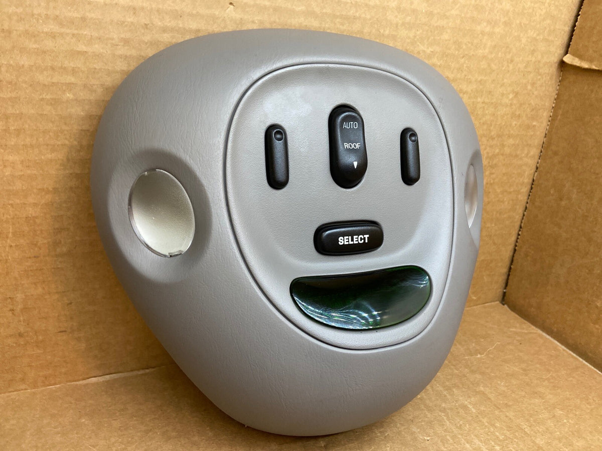97 03 F150 Over Head Overhead Console Display Compass Computer Sunroof Grey Gray2