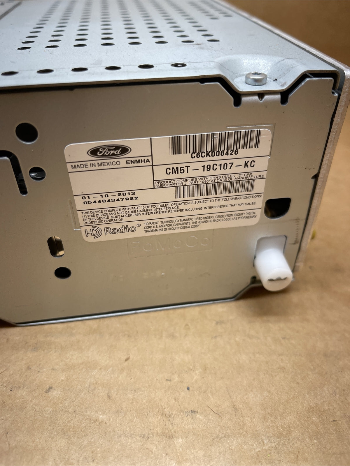 12 14 FORD FOCUS RADIO STEREO CD DISC PLAYER CHANGER DRIVE OEM CM5T 19C107 KC4