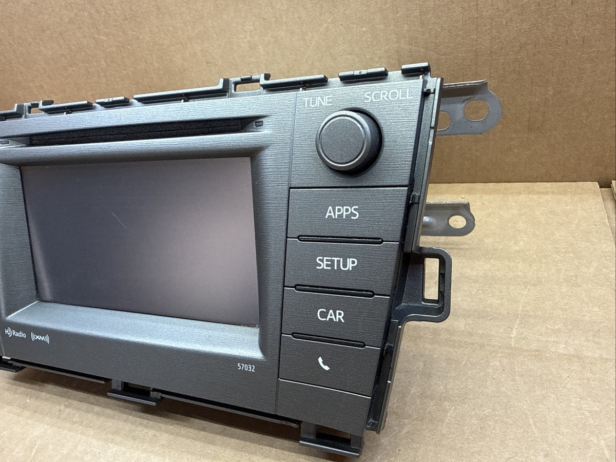 2012 - 2015 Toyota Prius Radio Screen Display Unit and Receiver OEM 86140-470603