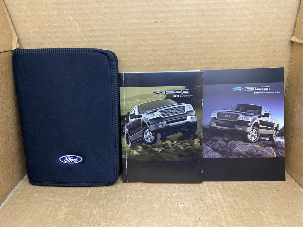2008 08 Ford F150 F 150 Owner's Owners Owner Manual Book Guide Set Case OEM3