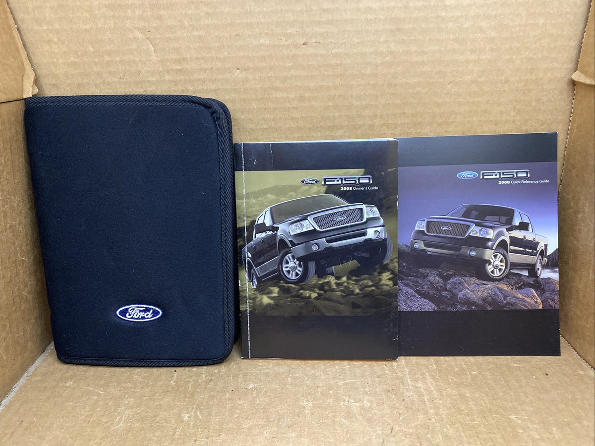2008 08 Ford F150 F 150 Owner's Owners Owner Manual Book Guide Set Case OEM3