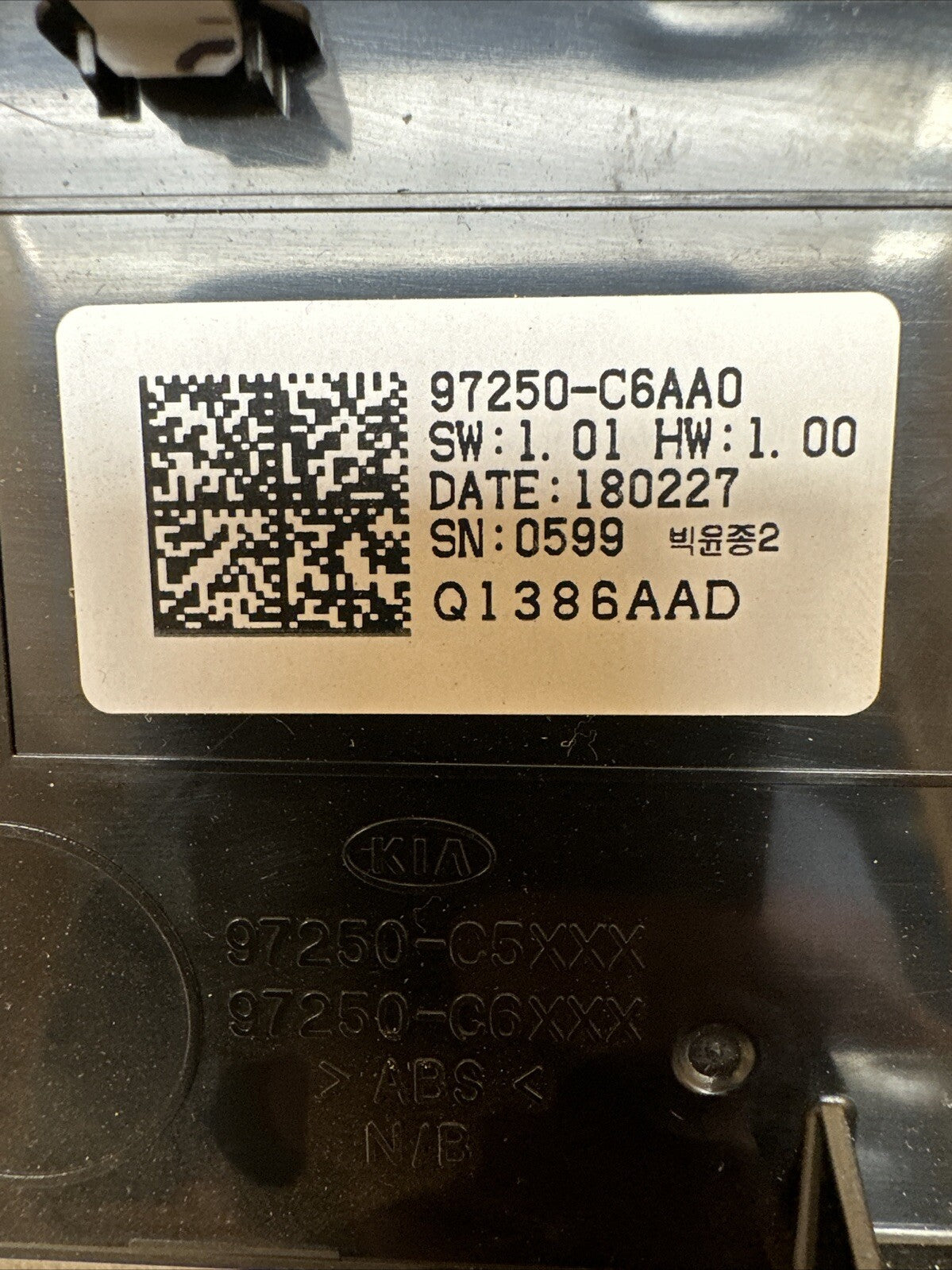 2019 Kia Sorento Auto Temp Temperature Climate Control 97250 C6AA07