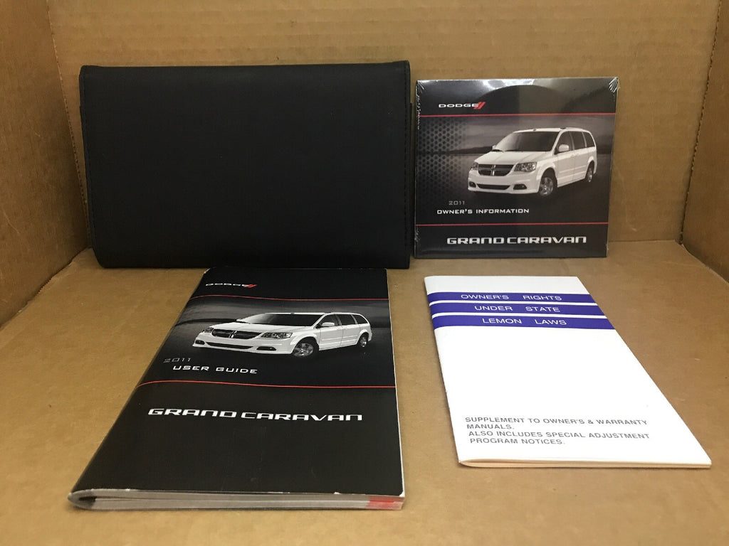2011 11 DODGE GRAND CARAVAN OWNER'S OWNERS OWNER MANUAL BOOK GUIDE SET CASE OEM1