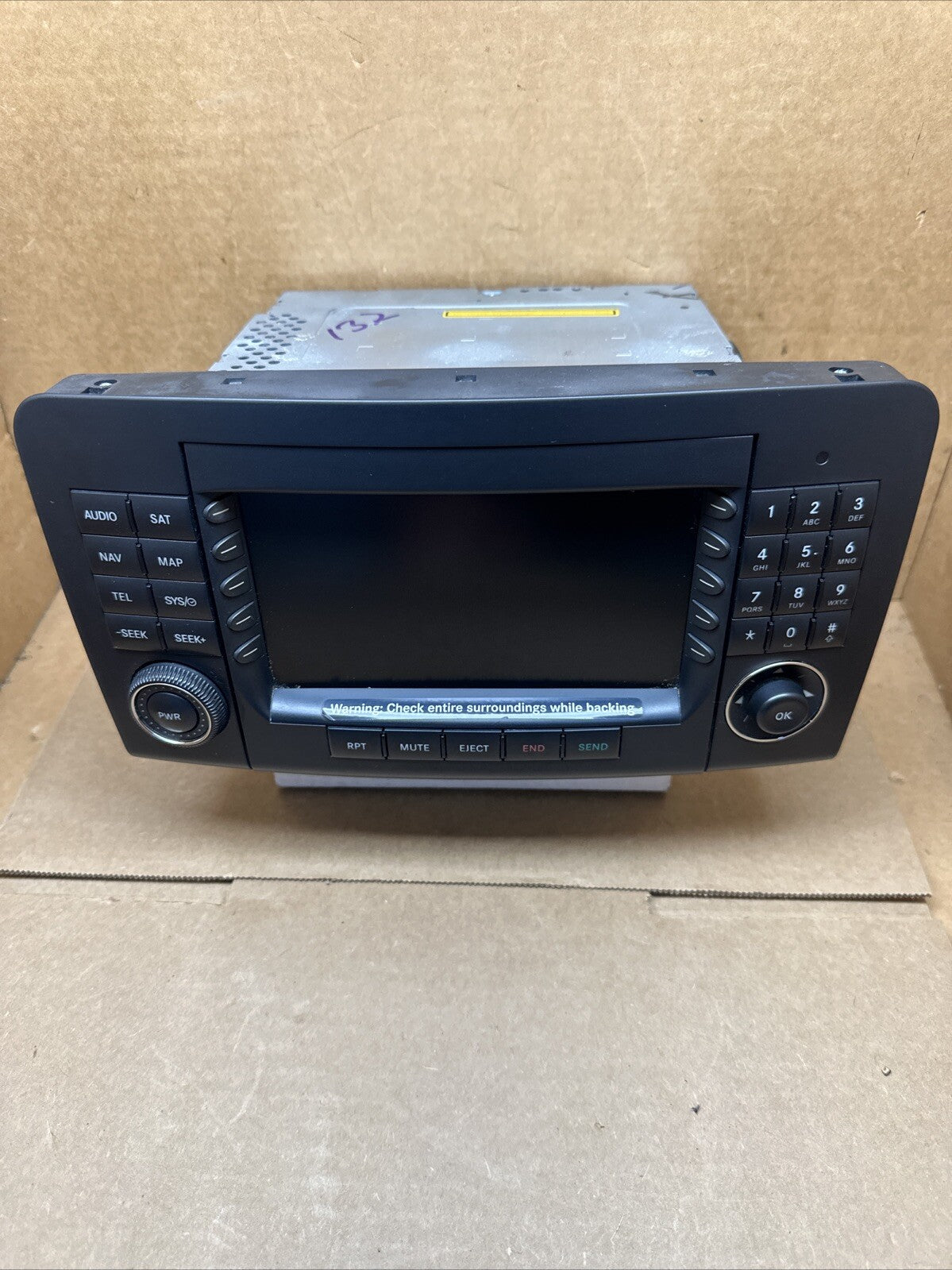 06 2008 Mercedes ML550 GL450 Head Unit Command Navigation Radio A 164 870 39 893