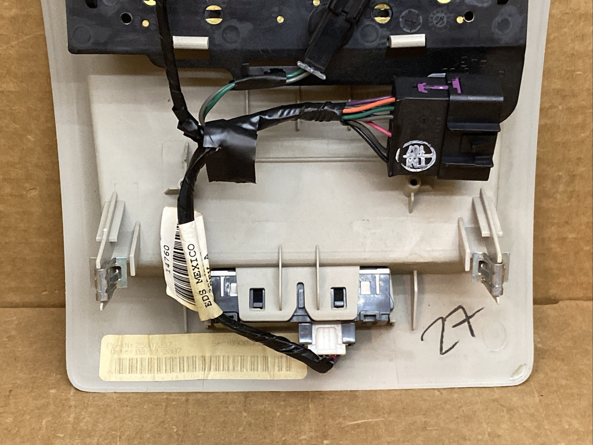 2007 2014 Tahoe Yukon Silverado Sierra Front Over Head Overhead Console Gray 6