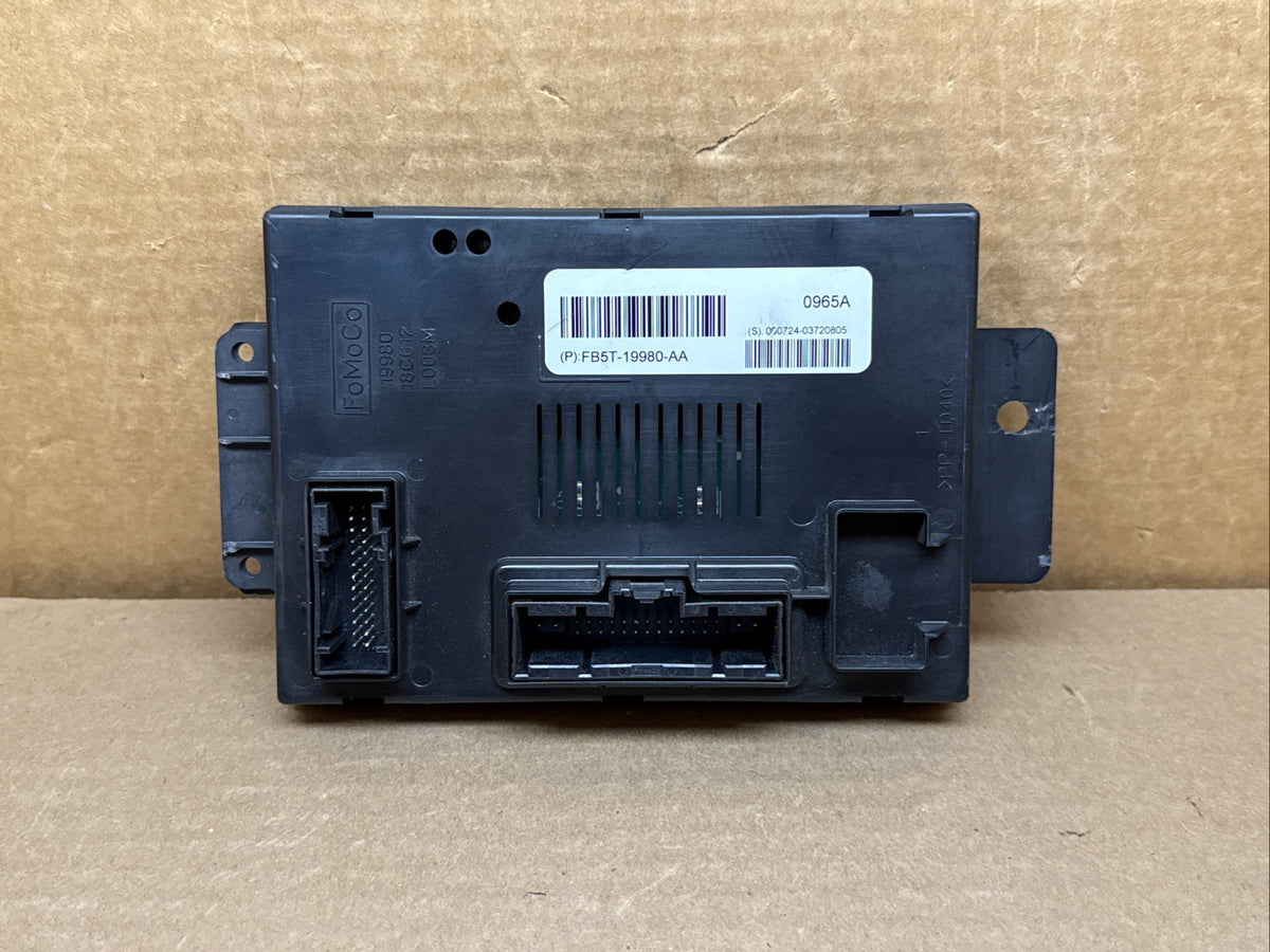 2015 Ford Explorer Temperature Temp Climate Control Module FB5T 19980 AA0