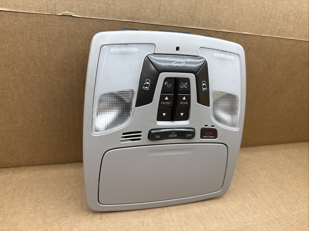 2011 2016 Sienna Over Head Overhead Dome Light Center Console Gray Power Doors4