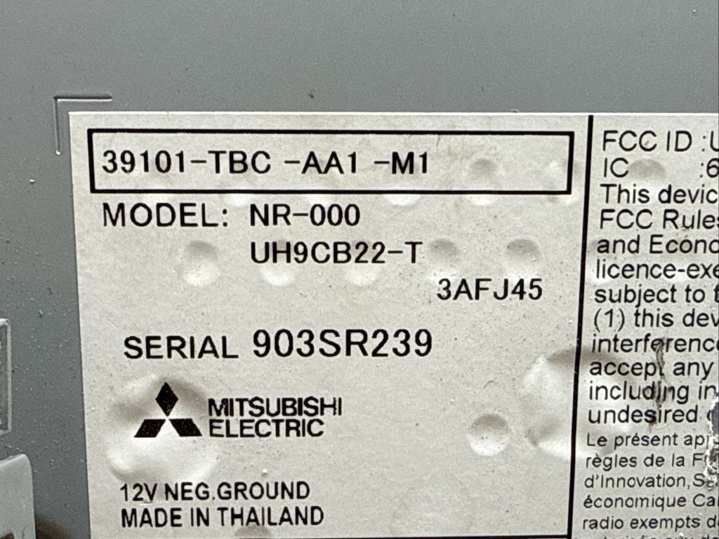 2019 2021 Honda Civic Radio Display Screen Touchscreen OEM 39101 TBC AA1 M110