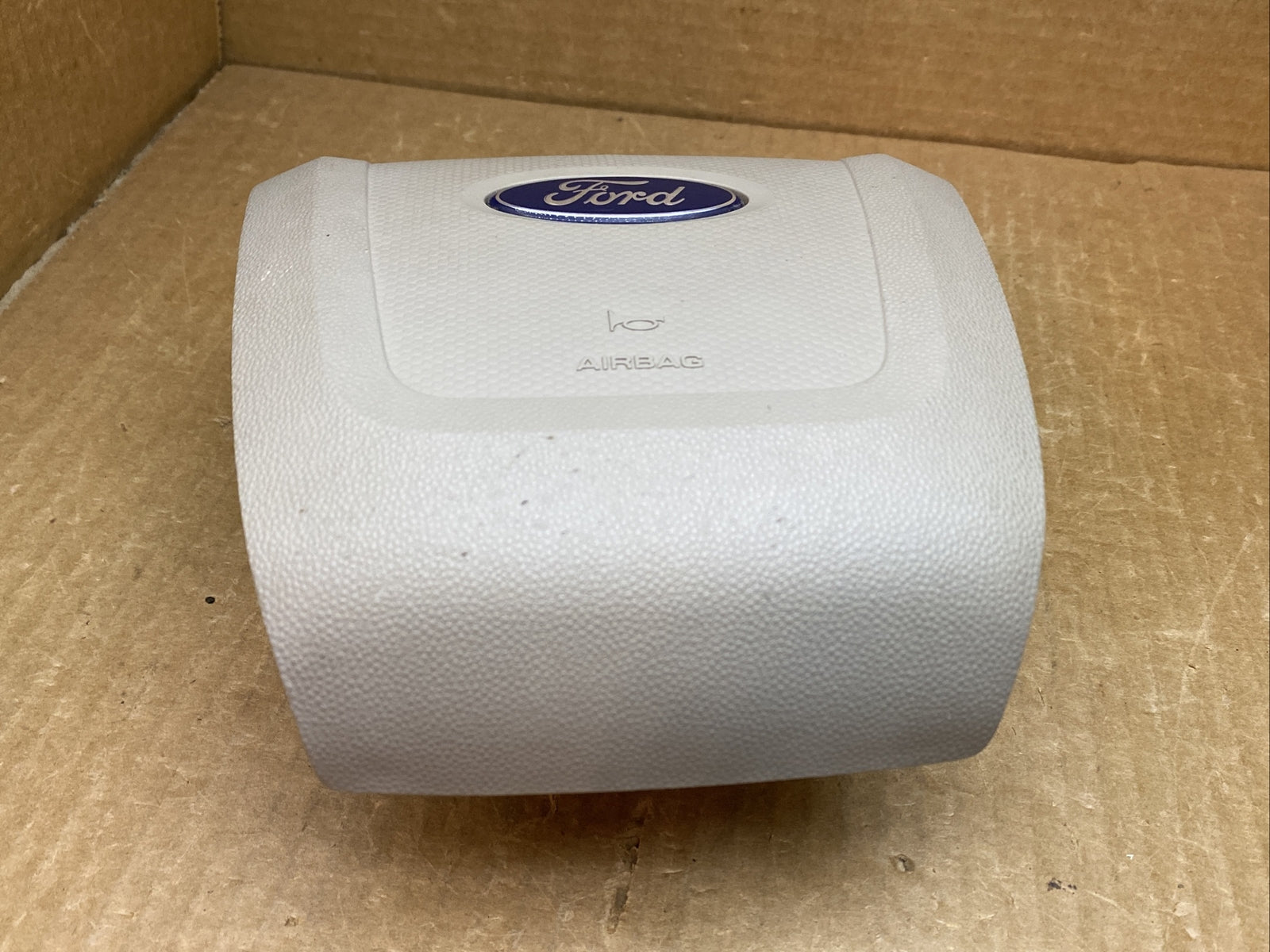08 12 FORD ESCAPE FRONT LEFT DRIVER SIDE STEERING WHEEL AIRBAG AIR BAG TAN8