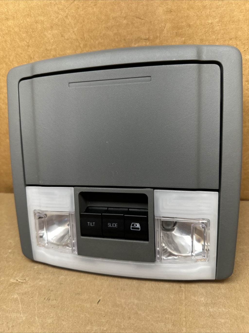 2009 2014 F150 F 150 Overhead Sun Roof Console Sunroof Back Glass Switch Gray3