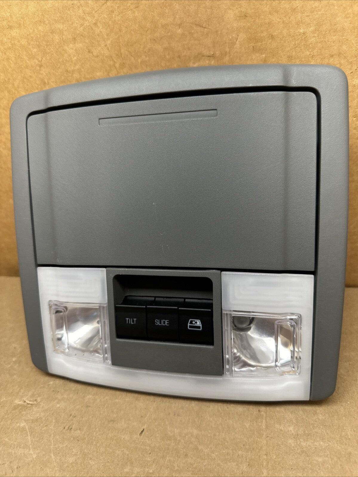 2009 2014 F150 F 150 Overhead Sun Roof Console Sunroof Back Glass Switch Gray3