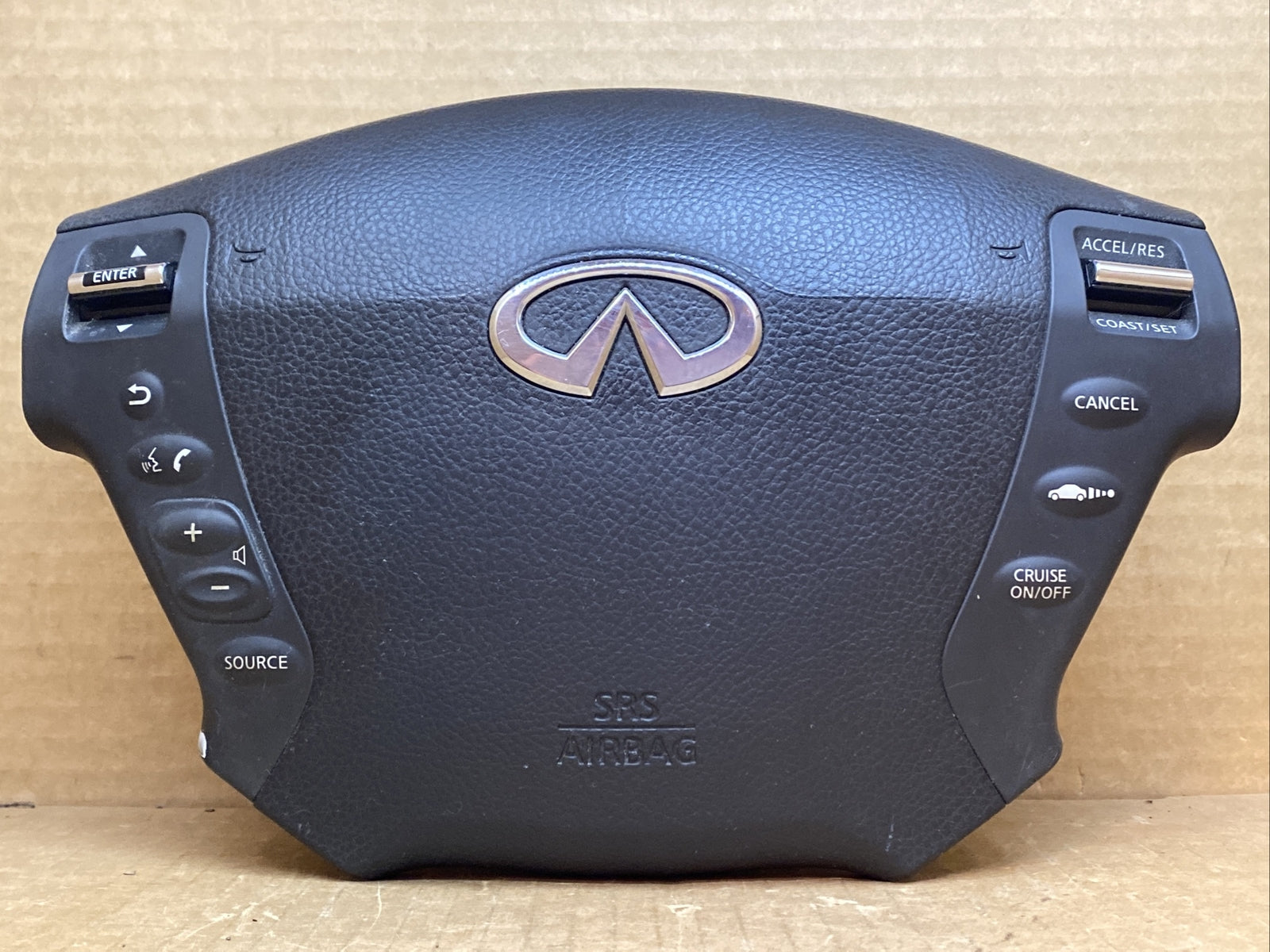 INFINITI M35 M45 FRONT LEFT DRIVER SIDE STEERING WHEEL AIRBAG AIR BAG BLACK3