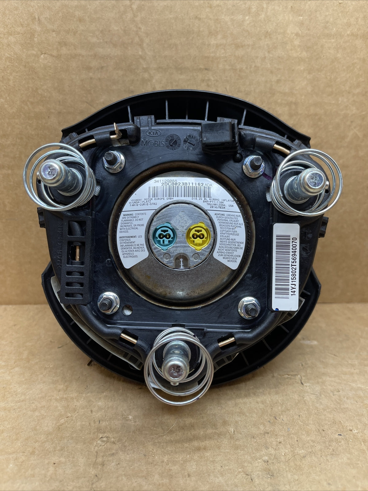 2014 2015 Kia Optima front Left Driver Side Steering Wheel Air Bag Airbag5