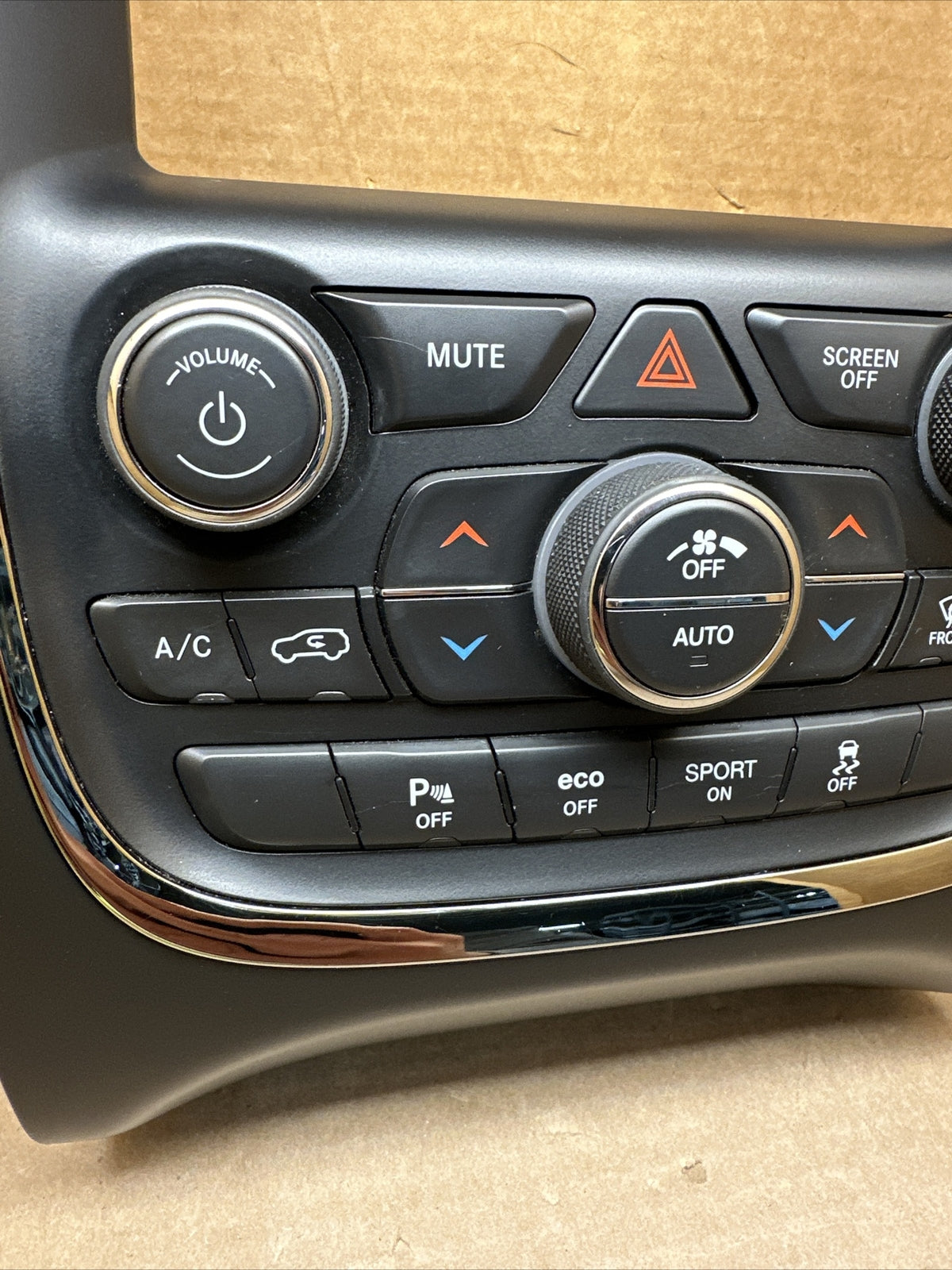 2018   2020 DODGE DURANGO DASH HEATER CLIMATE CONTROL SWITCH UNIT 68333652AA OEM4