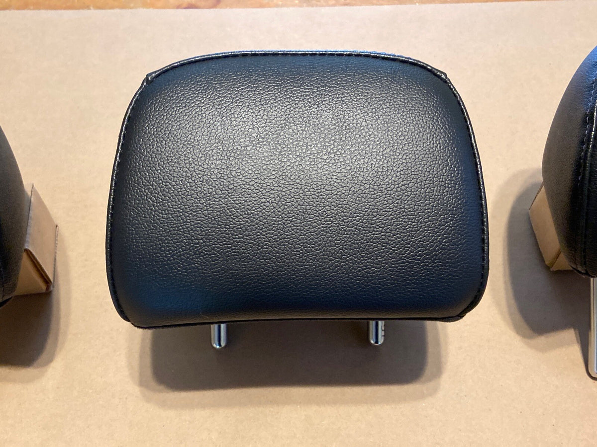 2014 2016 Kia Forte Back Rear Head Rest Headrest Black Leather Set of Three2