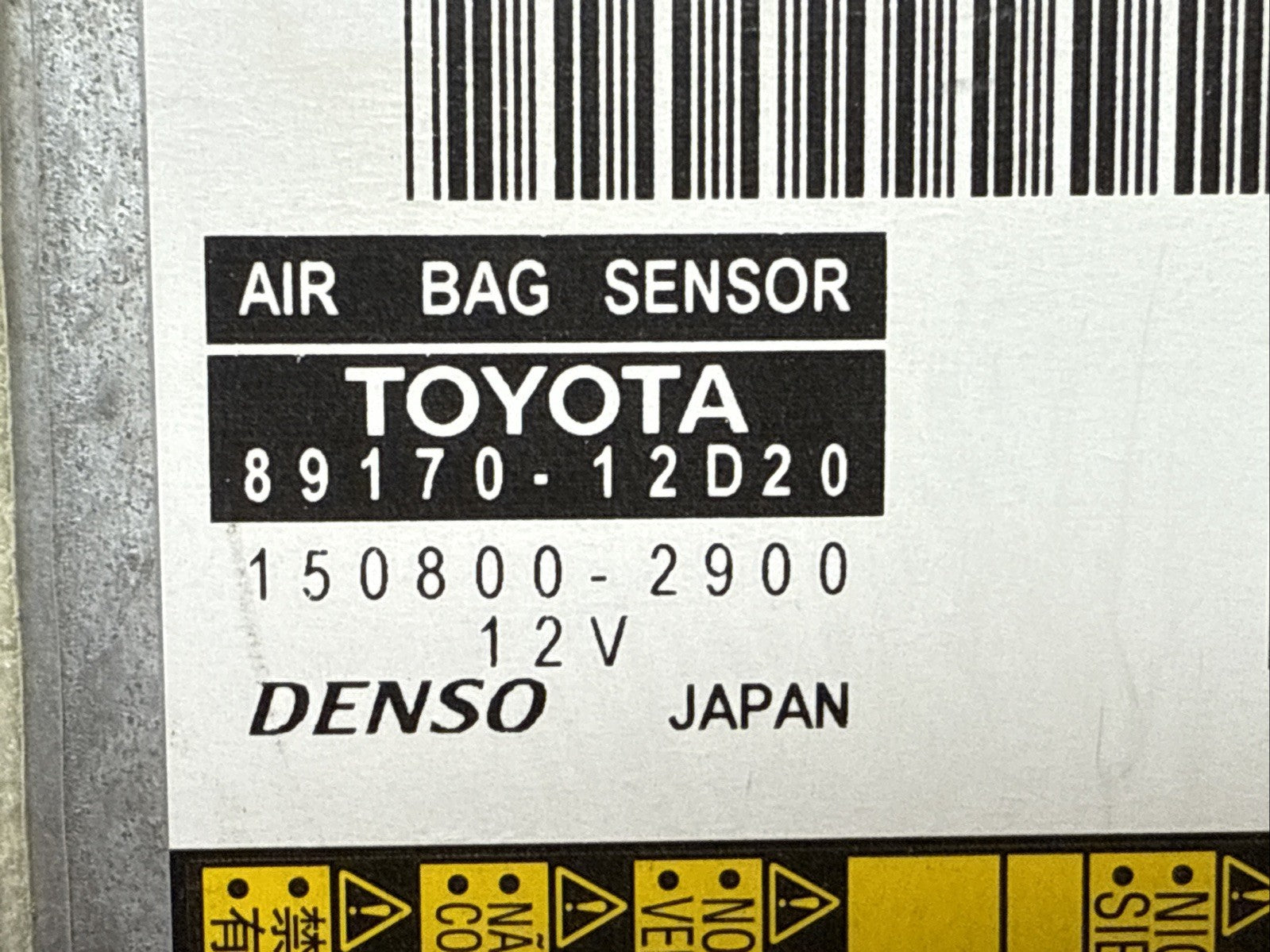 2014 2015 Scion XB Air Bag Airbag Control Module Computer 89170 12D201