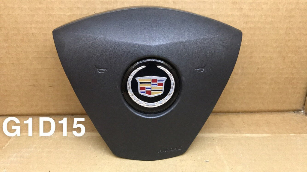 05 07 CADILLAC STS LEFT DRIVER SIDE STEERING WHEEL AIR BAG AIRBAG OEM BLACK0
