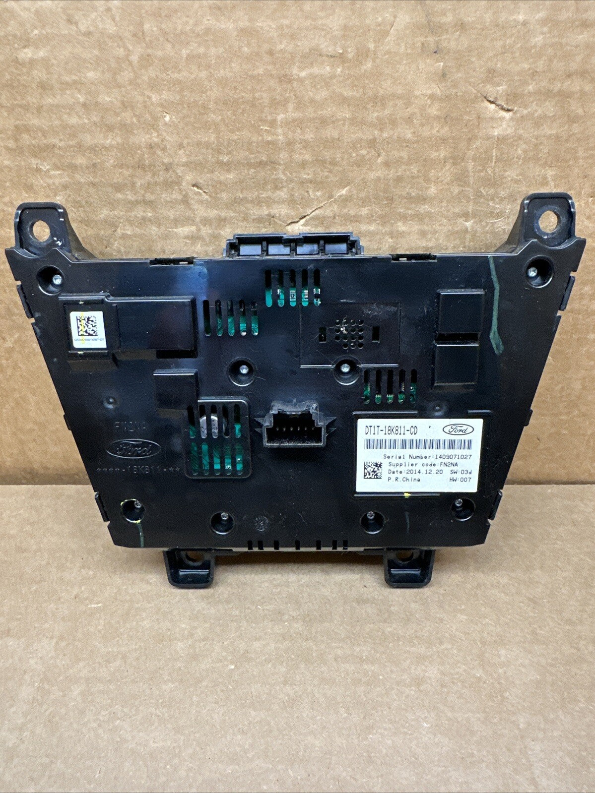 2015 2017 Ford Transit Connect Radio Dash Control Panel Buttons DT1T 18K811 CD7