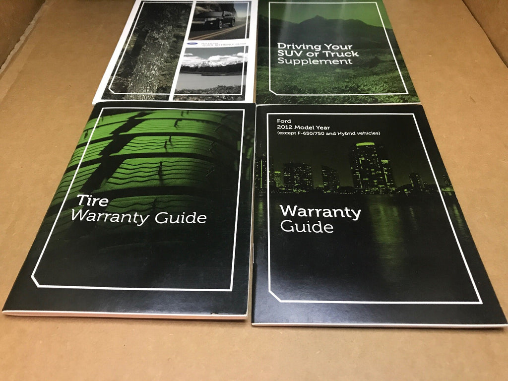 2012 12 FORD ESCAPE OWNER'S OWNERS OWNER MANUAL BOOK GUIDE SET CASE OEM5