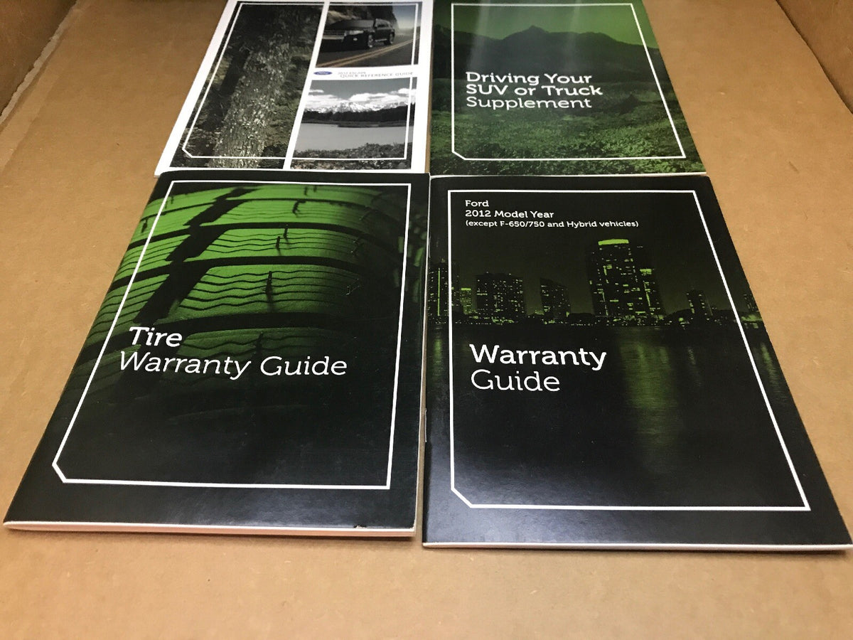 2012 12 FORD ESCAPE OWNER'S OWNERS OWNER MANUAL BOOK GUIDE SET CASE OEM5