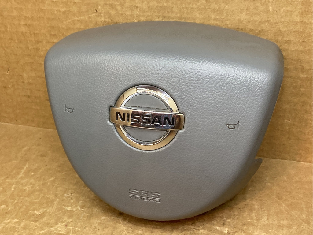 04 09 Nissan Quest Front Left Driver Side Steering Wheel Air Bag Airbag Gray K3