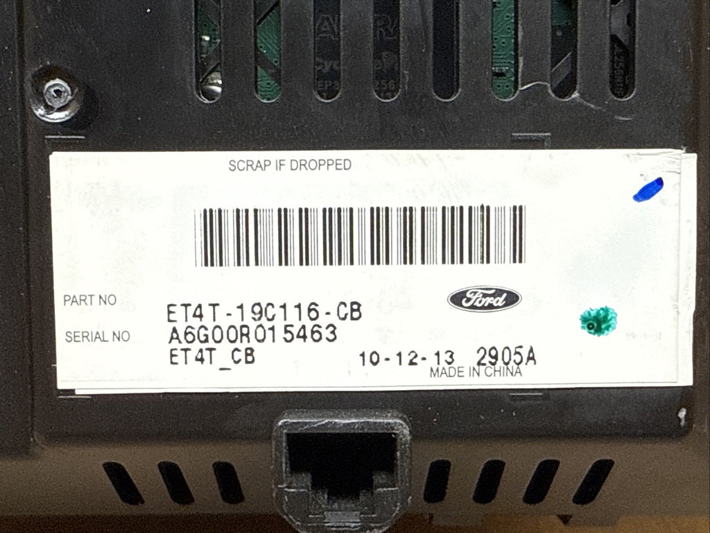 2012 2014 Ford Edge Dash Radio Information Display Screen 4.2" ET4T 19C116 CB5
