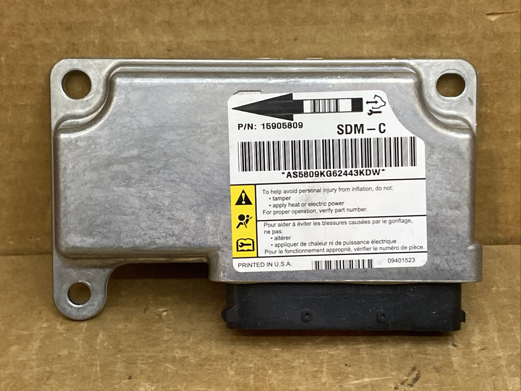 GMC Sierra Chevy Silverado SRS Air Bag Airbag Control Module 159058090