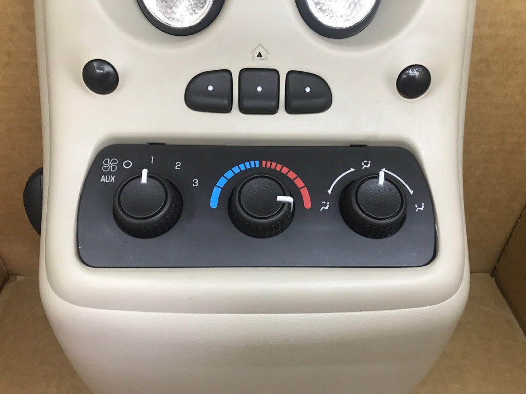 00 06 Silverado Tahoe Yukon Escalade Overhead Console Homelink Tan 150901513