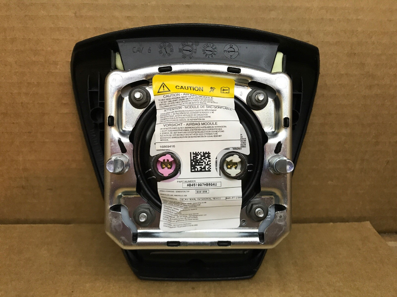 Yukon Sierra Denali Front Left Driver Side Steering Wheel Air Bag Airbag Black7