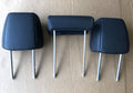 2012 2015 HONDA PILOT 2nd Middle Row Rear Seat Headrest Set Black Leather 30