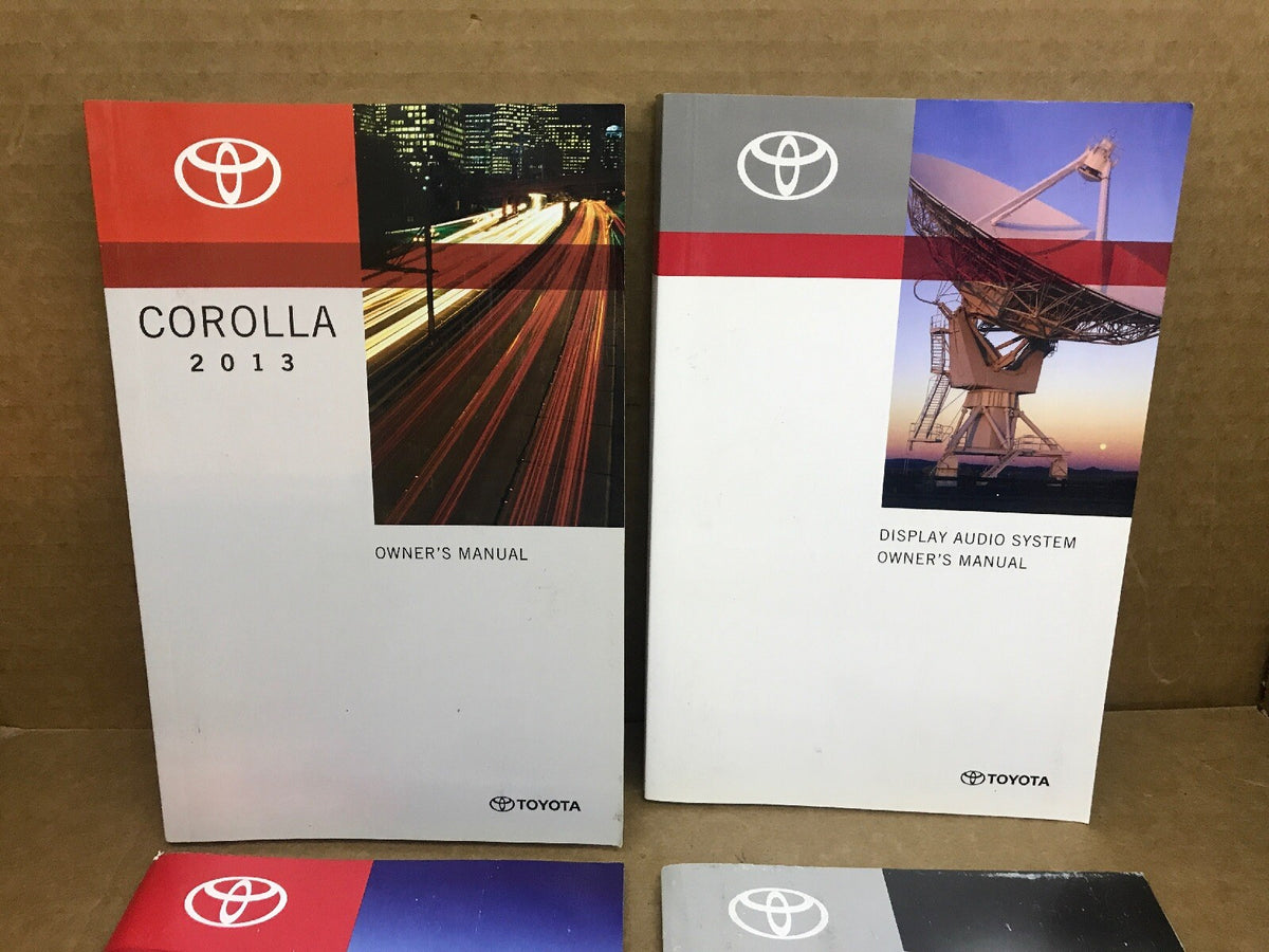 2013 13 TOYOTA COROLLA OWNER'S OWNERS OWNER MANUAL BOOK GUIDE SET OEM1