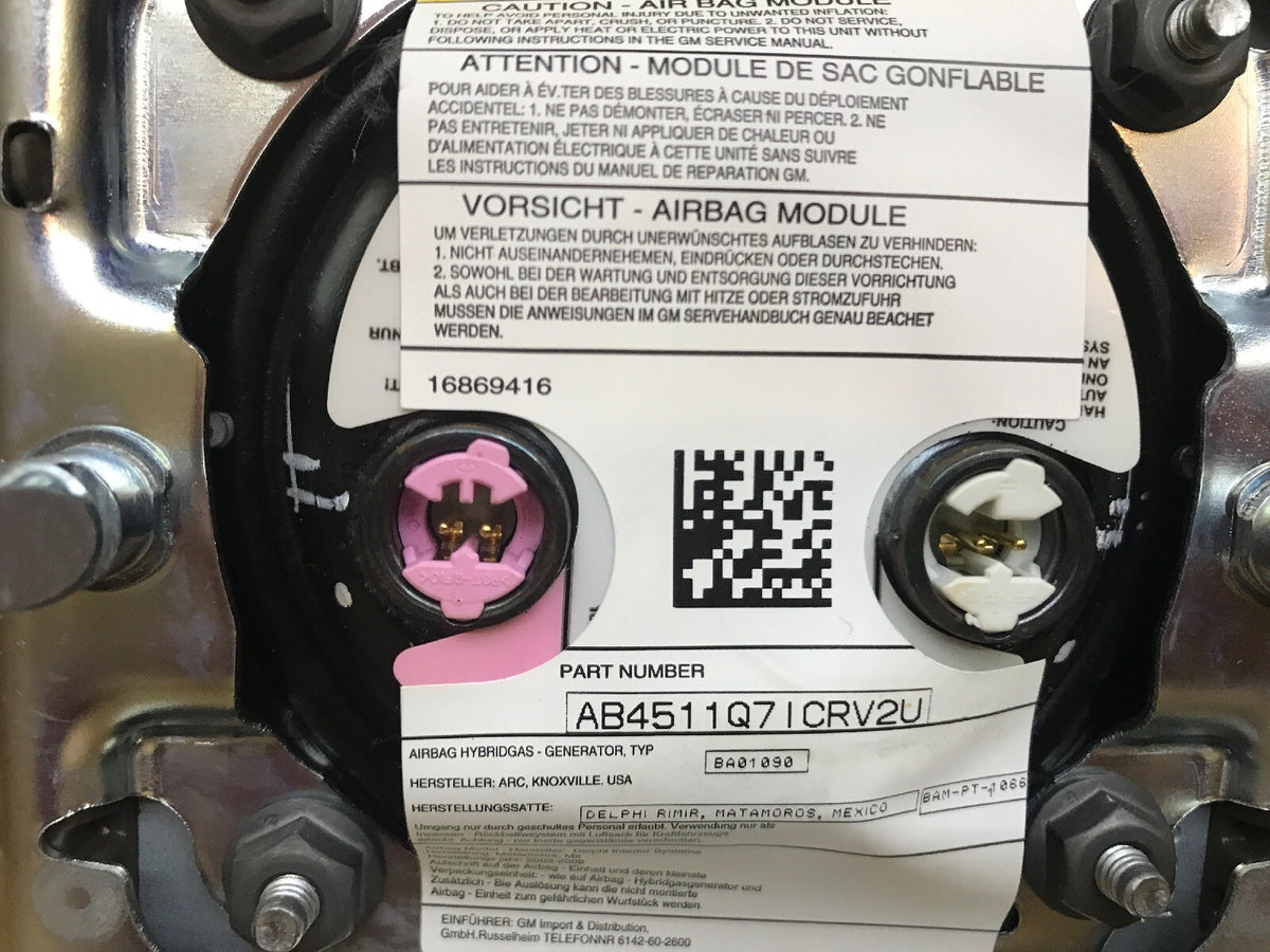 Air Bag Driver Steering Wheel Sierra Yukon Cocoa 280499123